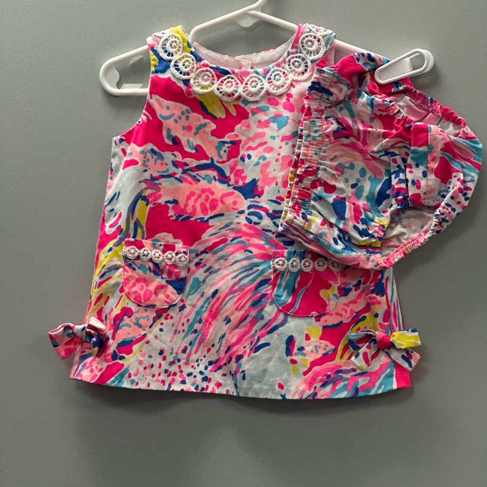 Lilly Pulitzer Baby Shift dress with bloomers